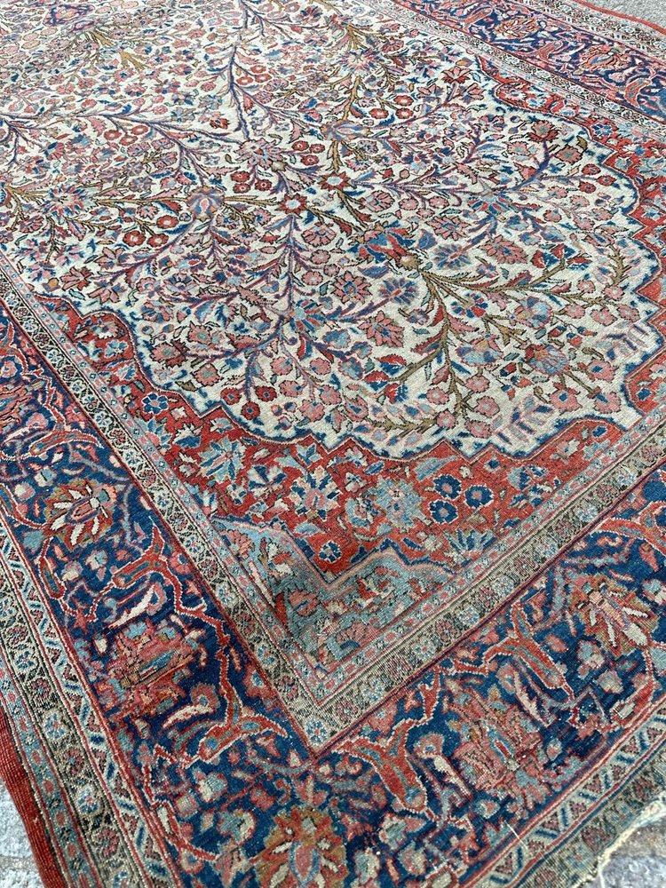 Floral Kashan Rug, 1920s