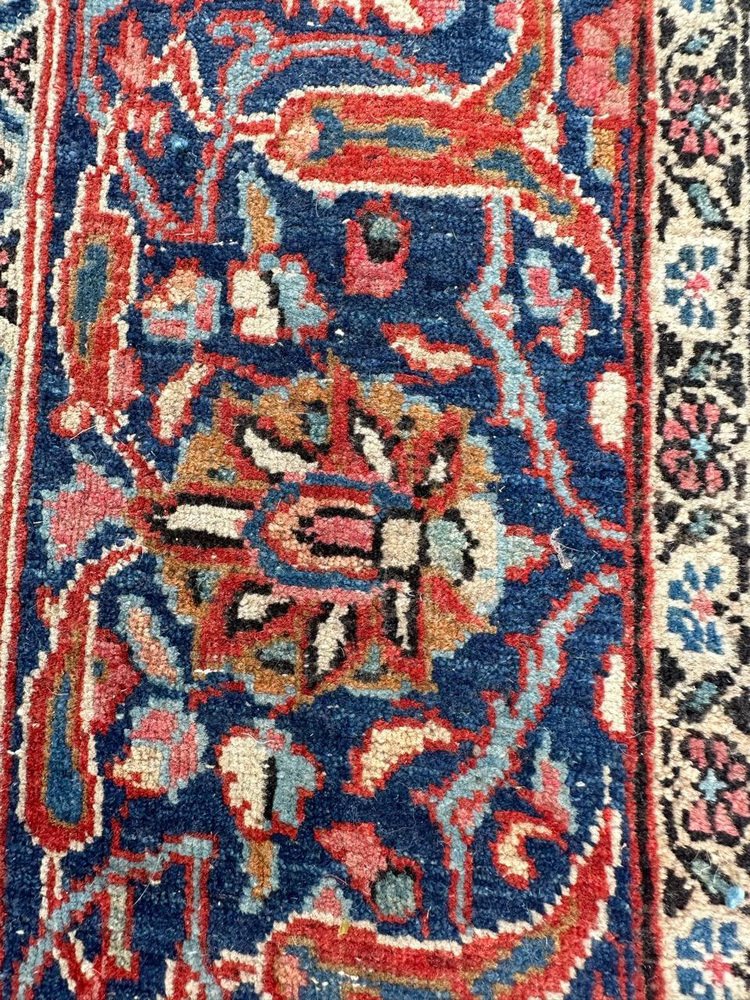 Floral Kashan Rug, 1920s