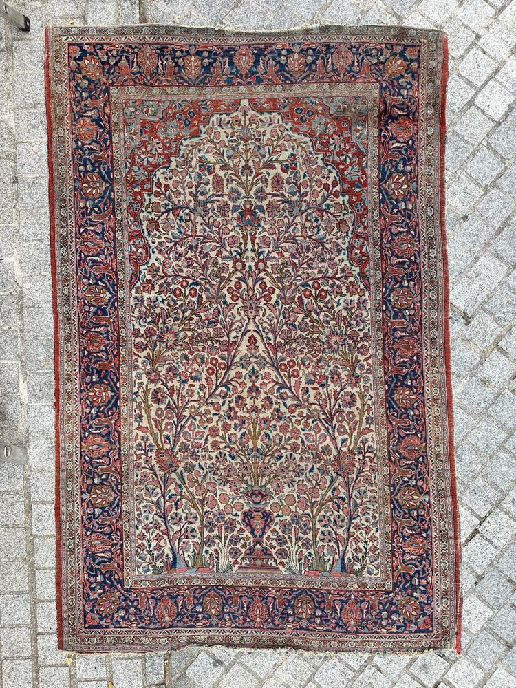 Floral Kashan Rug, 1920s