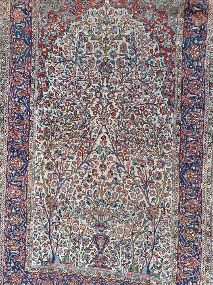 Floral Kashan Rug, 1920s