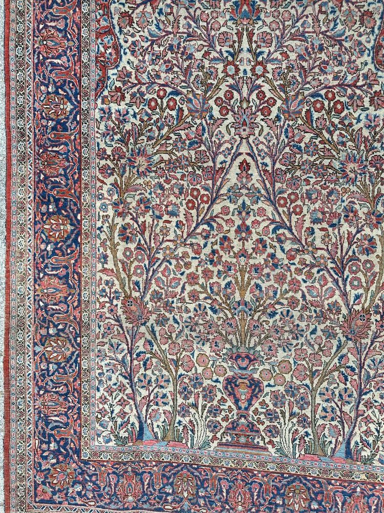 Floral Kashan Rug, 1920s