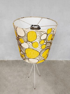 Floral Tripod Floor Lamp, 1960s-BW-1425482