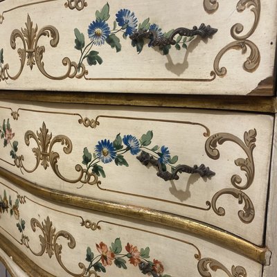 Floral Venetian Chest of Drawers, 1890s-RFP-2033634