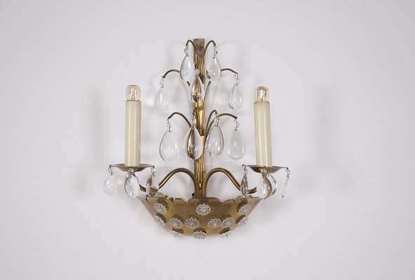 Floral Wall Lamp, 1950s-OWS-1784777