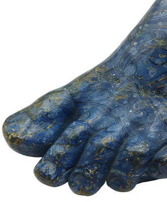 Florentine Art Scagliola Foot Sculpture, Italy, 1950s-YUW-1750648