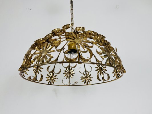 Florentine Flower Shape Pendant Lamp attributed to Banci Firenze, 1970s-PUK-1428255