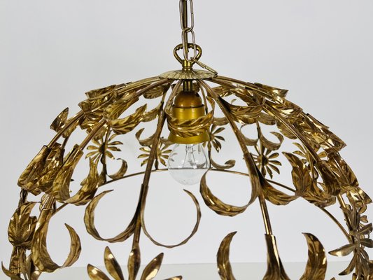 Florentine Flower Shape Pendant Lamp attributed to Banci Firenze, 1970s-PUK-1428255