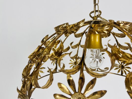 Florentine Flower Shape Pendant Lamp attributed to Banci Firenze, 1970s-PUK-1428255