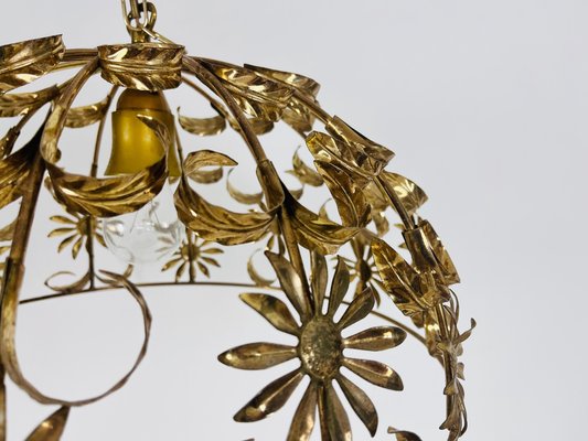 Florentine Flower Shape Pendant Lamp attributed to Banci Firenze, 1970s-PUK-1428255