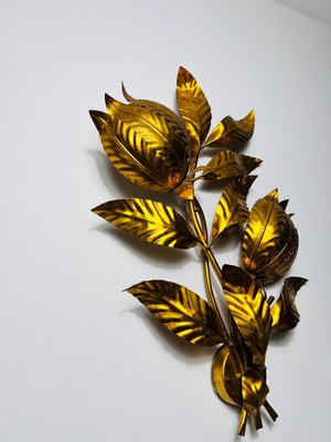 Florentine Flower Shape Wall Lamp attributed to Hans Kögl, Germany, 1950s-PUK-2024104