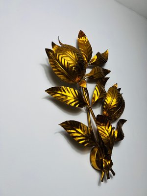 Florentine Flower Shape Wall Lamp attributed to Hans Kögl, Germany, 1950s-PUK-2024104