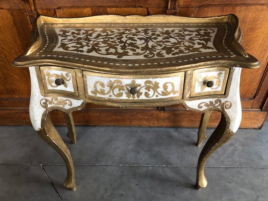 Florentine Golden Dressing Table, 1960s-QJM-845434