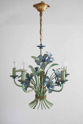 Florentine Hollywood Regency Chandelier by Kögl, Italy, 1970s-FJP-1717650