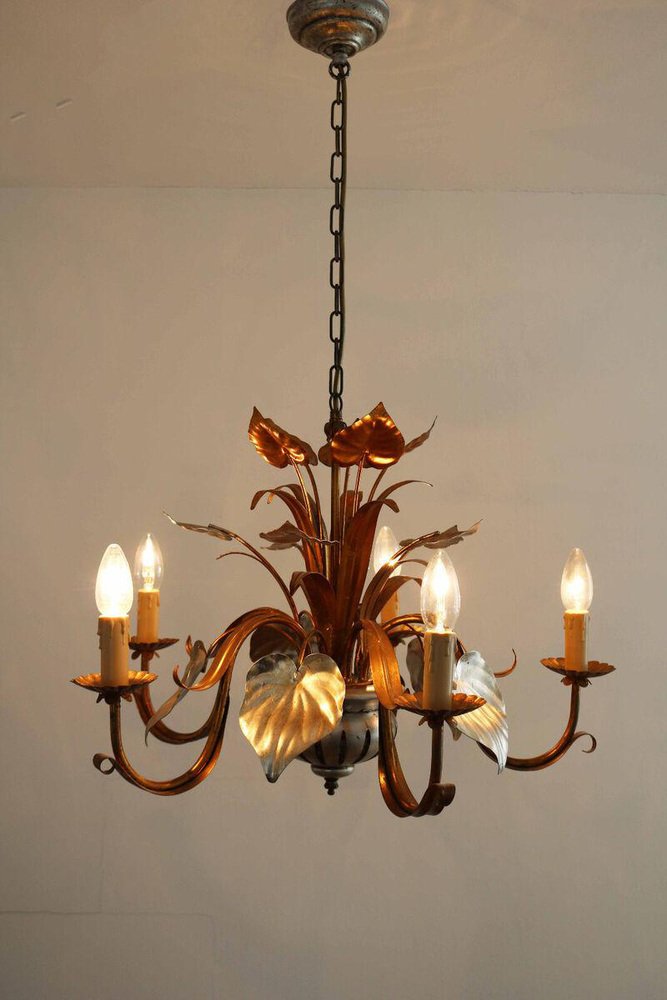 Florentine Hollywood Regency Chandelier, Italy