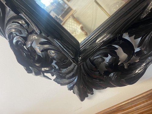 Florentine Mirror with Wood Carving