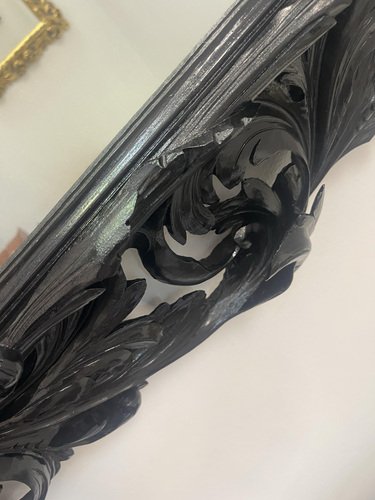 Florentine Mirror with Wood Carving