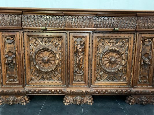 Florentine Renaissance Credenza, 1890s-IJR-1395969