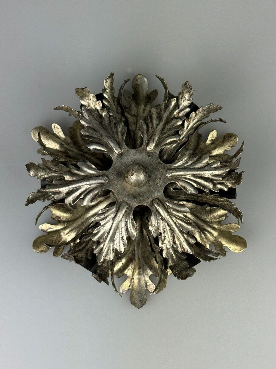 Florentine Wall or Ceiling Lamp in Metal from Banci Firenze, 1960s-1970s