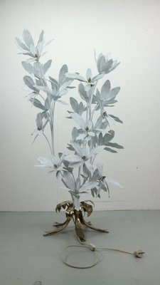 Flower Brass Floor Lamp by Hans Kögl, 1970s-DT-2026203