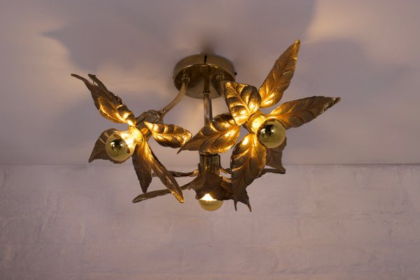 Flower Ceiling Light by Willy Daro, 1970s-OWS-1791247