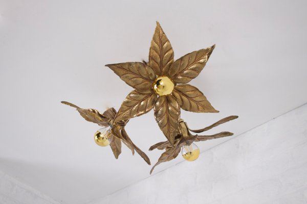 Flower Ceiling Light by Willy Daro, 1970s-OWS-1791247