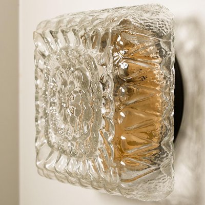 Flower Glass Flush Mount or Wall Sconce, 1960s-VDW-1300445