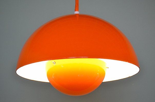 Flower Pot VP1 Hanging Lamp by Verner Panton for Louis Poulsen, 1960s-OV-1395707