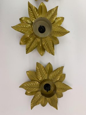 Flower Sconce, 1970s, Set of 4-BGP-1113626