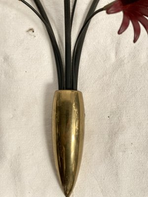 Flower Sconces, 1950s, Set of 2-VRR-1786764