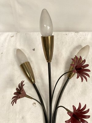 Flower Sconces, 1950s, Set of 2-VRR-1786764