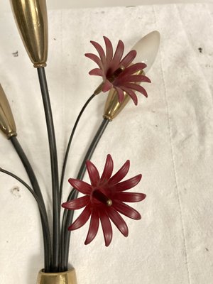 Flower Sconces, 1950s, Set of 2-VRR-1786764