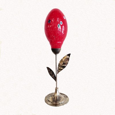 Flower Sculpture by Aureliano Toso & Dino Martens, 1960s-TIT-764771