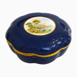 Flower-Shaped Box in Porcelain from Copelands, 1890s-RNR-1823844