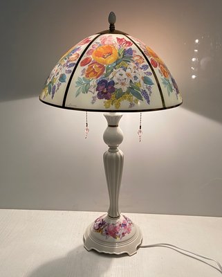 Flower Table Lamp by Ursula Band for The Bradford Exchange, 2000s-JJC-858822