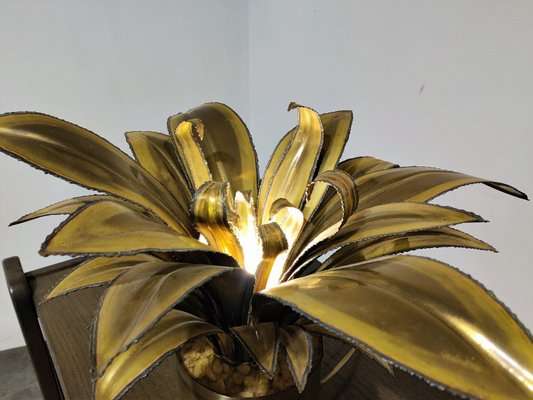 Flower Table Lamp from House Jansen, 1970s-IRH-1137588