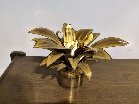 Flower Table Lamp from House Jansen, 1970s-IRH-1137588