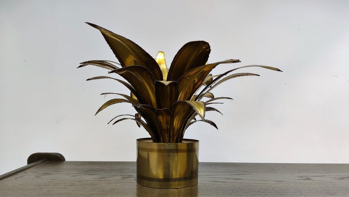 Flower Table Lamp from House Jansen, 1970s-IRH-1137588