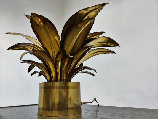 Flower Table Lamp from House Jansen, 1970s-IRH-1137588