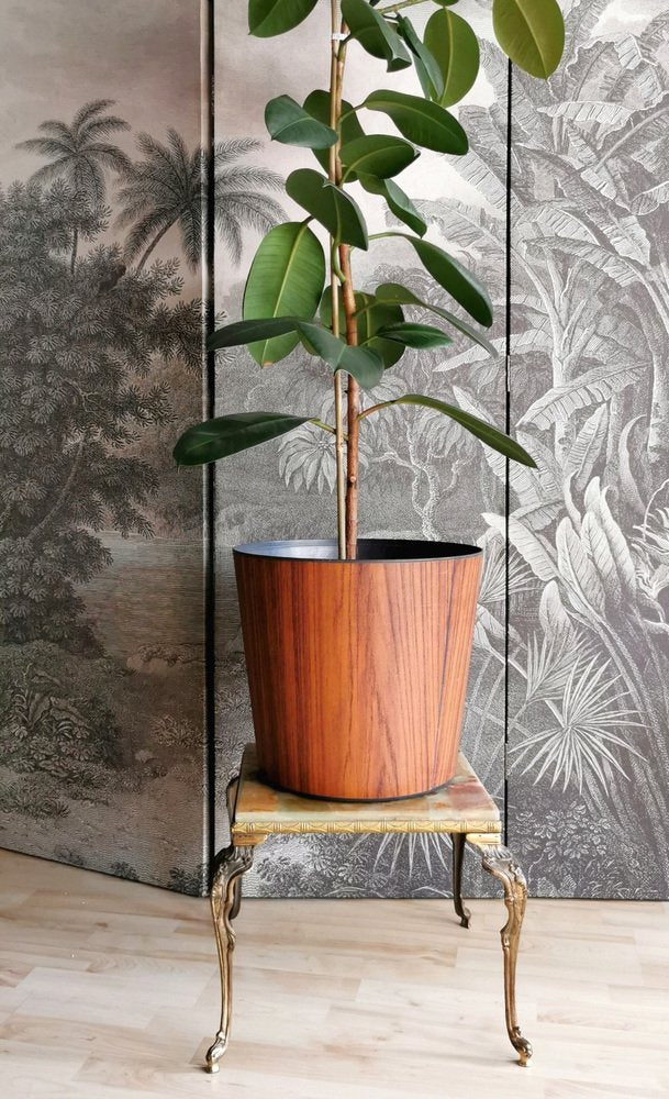 Flowerpot in Rosewood Optics from Vitri, 1960s