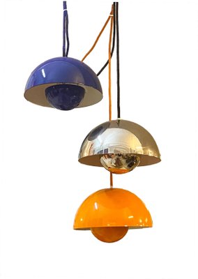 Flowerpot Pendant Lamp by Verner Panton for Louis Poulsen, Denmark-YUW-1281256