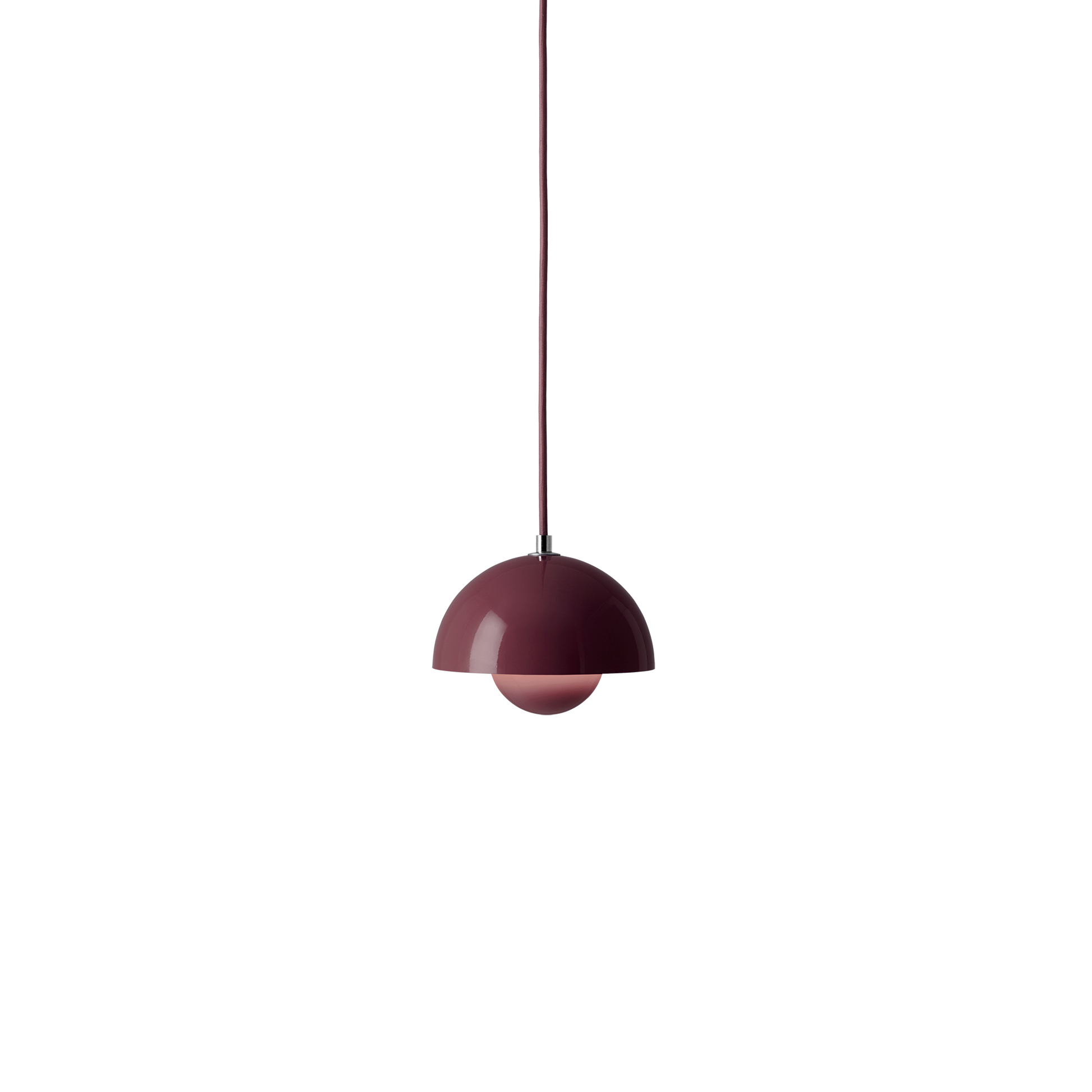 Flowerpot VP10 Pendant Lamp by &tradition #Dark Plum