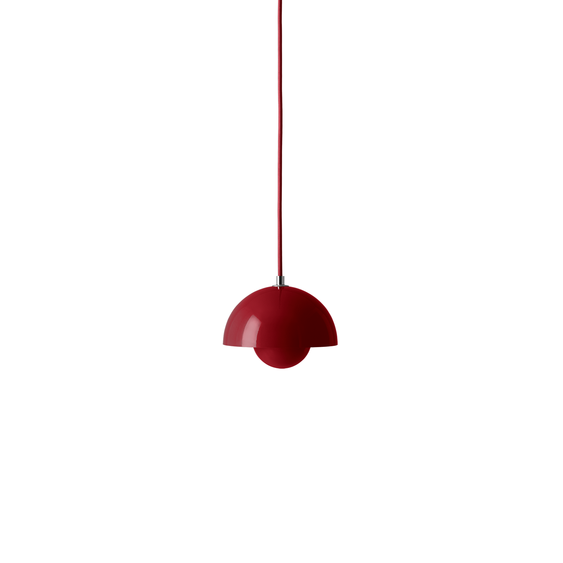 Flowerpot VP10 Pendant Lamp by &tradition #Vermilion Red