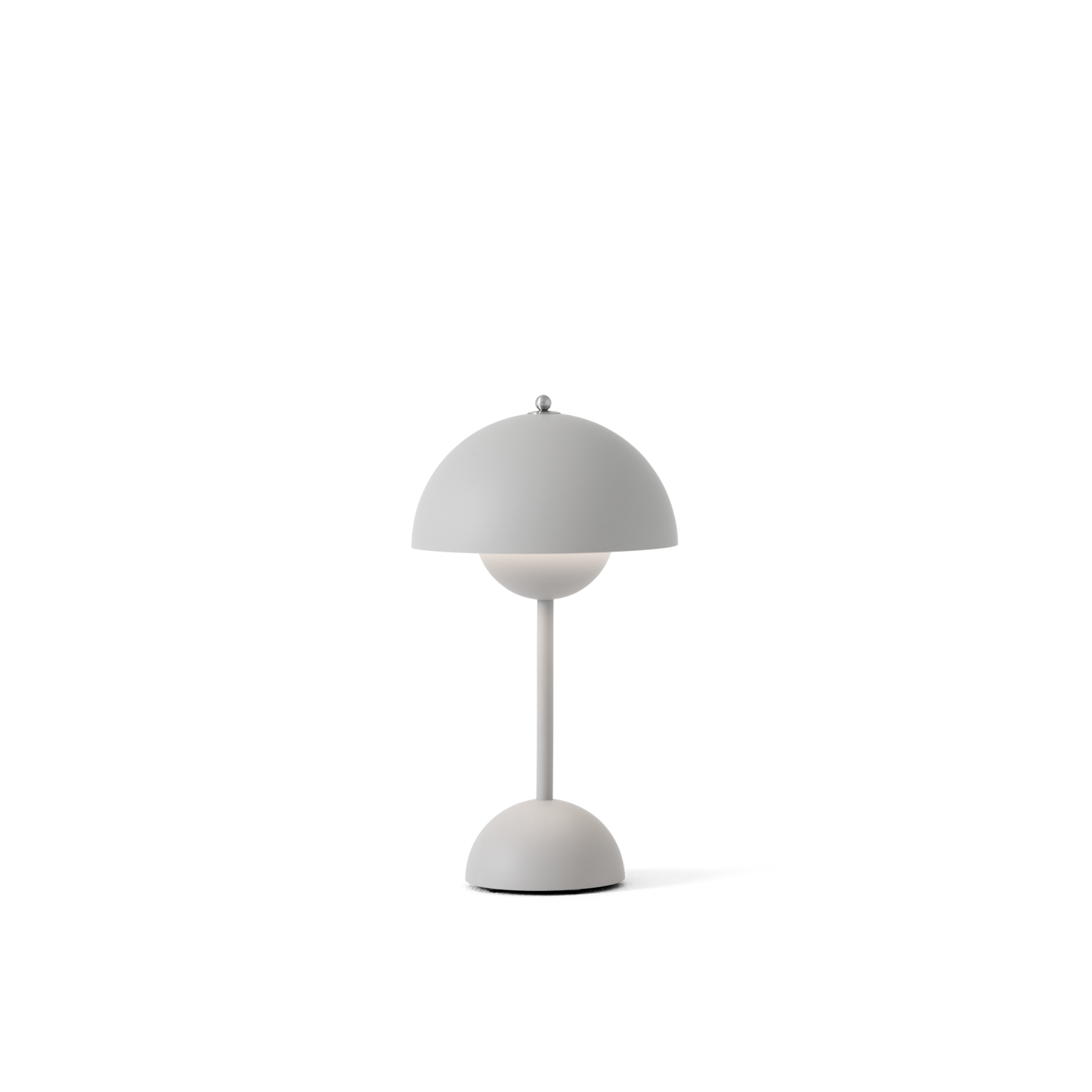 Flowerpot VP9 Table Lamp Portable by &tradition #Matte light gray