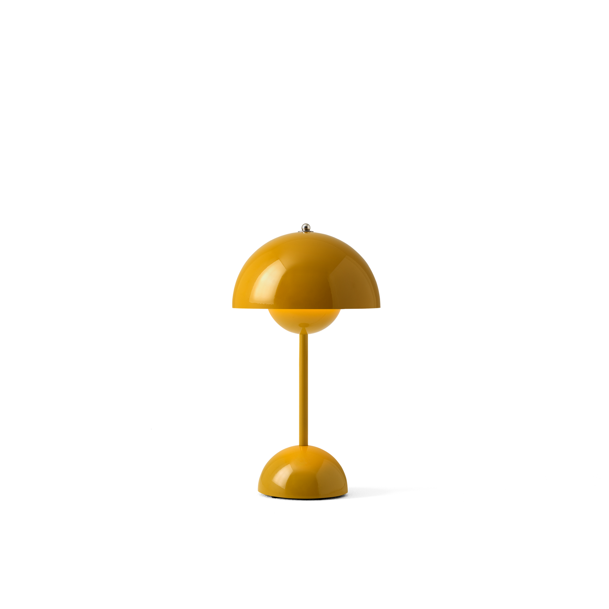 Flowerpot VP9 Table Lamp Portable by &tradition #Mustard yellow