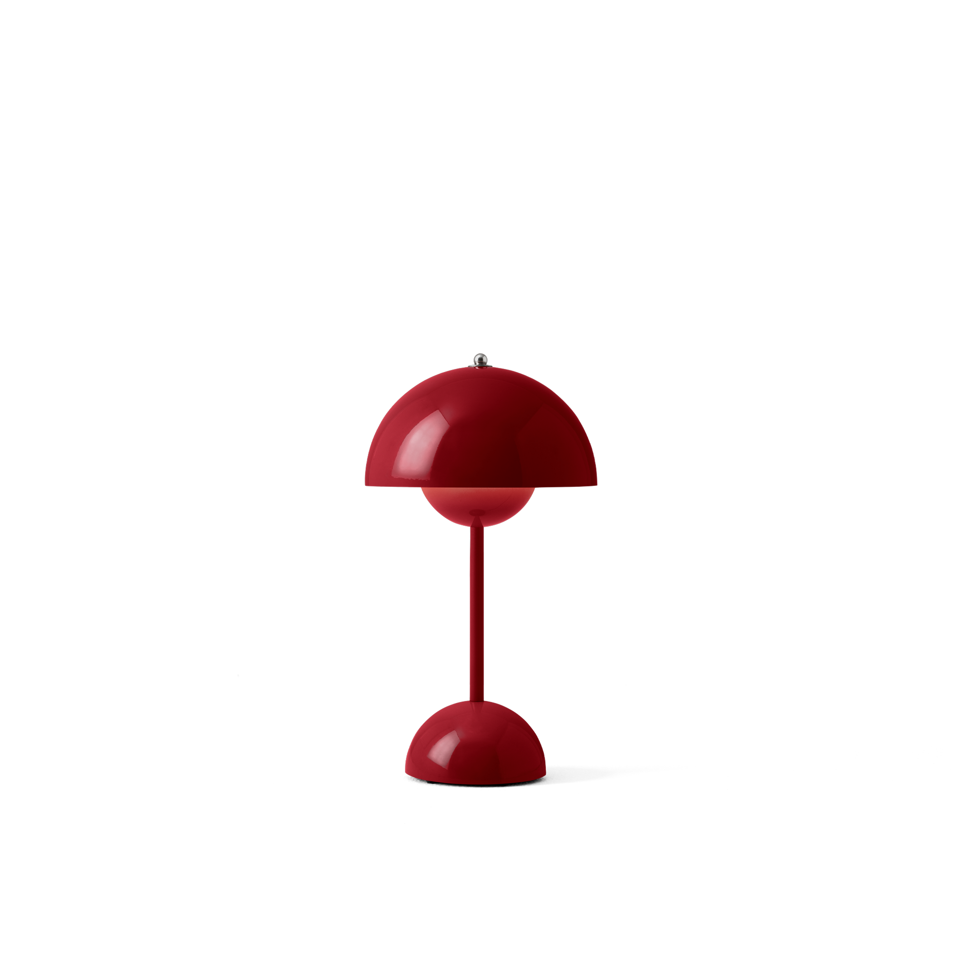 Flowerpot VP9 Table Lamp Portable by &tradition #Vermilion Red