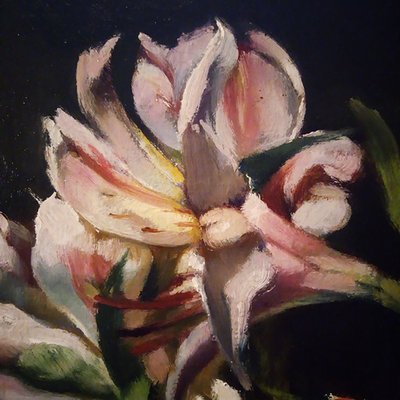 Flowers - Oil on Canvas - Francesca Strino - Italy-YUW-912581