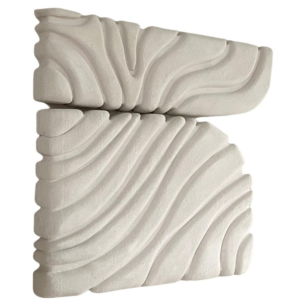 Flowing Creature Carrara Wall Sculpture by Eline Baas