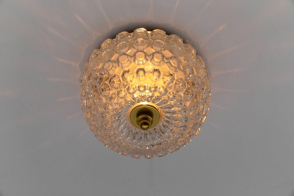 Flush Mount Lamp in Glass by Limburg, Gerrmany, 1960s-KQB-1812921