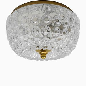 Flush Mount Lamp in Glass by Limburg, Gerrmany, 1960s-KQB-1812921