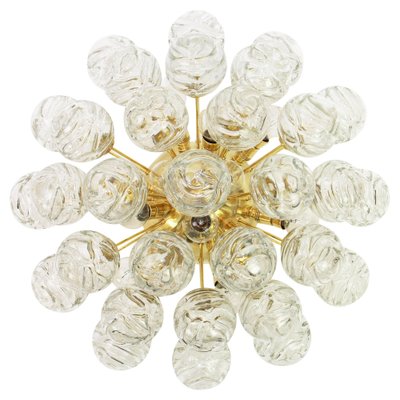 Flush Mount with Glass Snowballs from Doria, Germany, 1970s-UGR-1085867